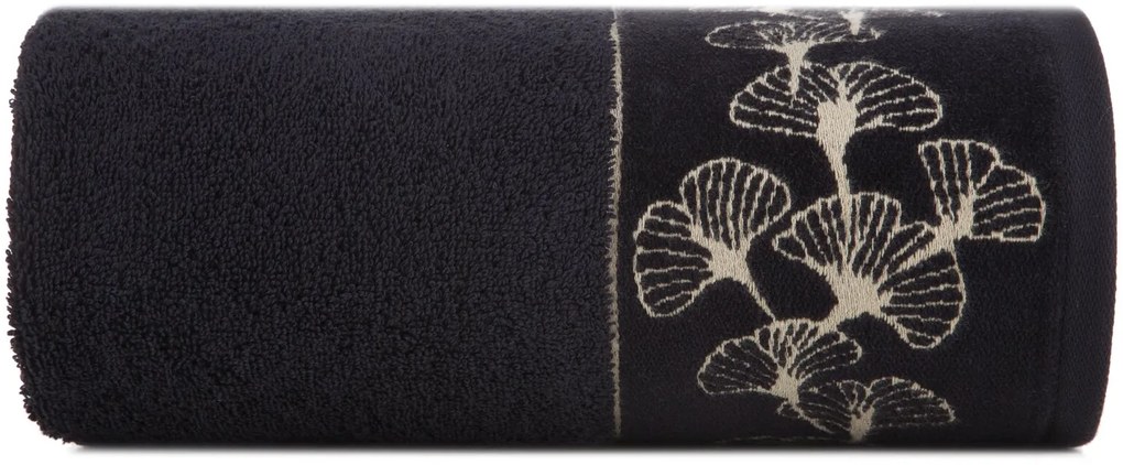 BAVLNENÝ UTERÁK LIMITED COLLECTION VICTORIA10 50X90 CM ČIERNA