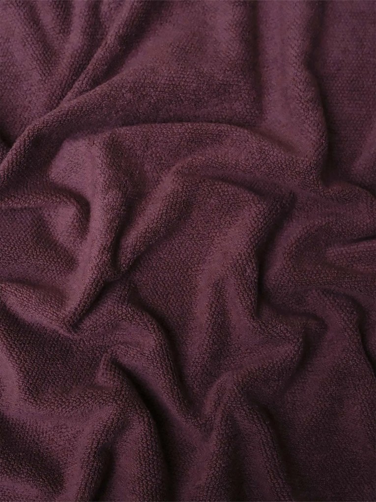 Froté osuška 70 × 140 cm - Loreta purpurová