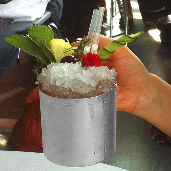 Bar@drinkstuff Nerezový Moscow Mule pohár 350ml /12.3oz Množstvo: 1 ks