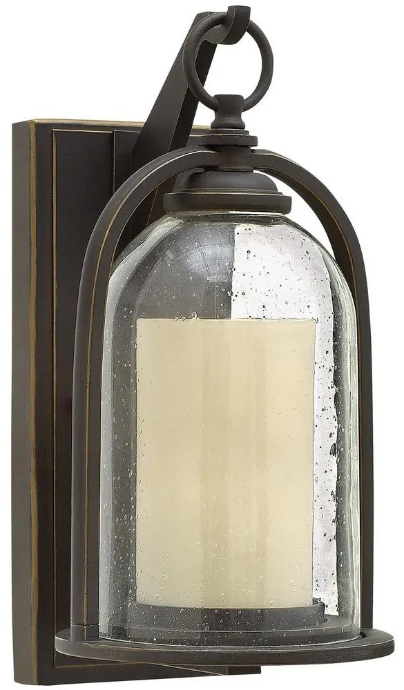 Elstead HK-QUINCY-S - Vonkajšie nástenné svietidlo QUINCY 1xE27/100W/230V IP44