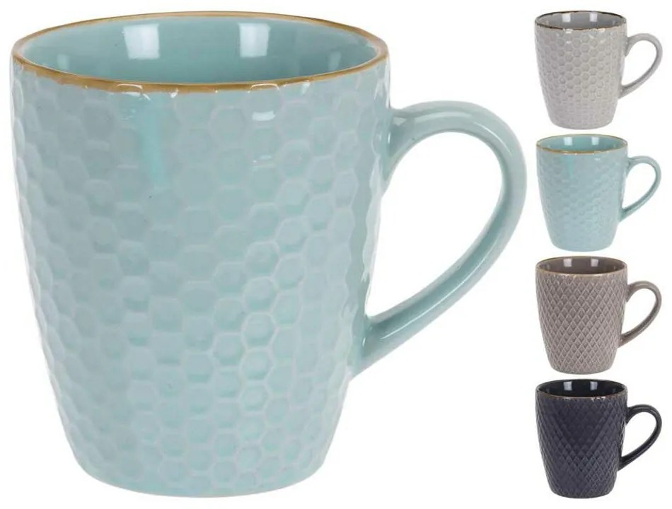 Keramický hrnček Glamour 230 ml sada 4ks