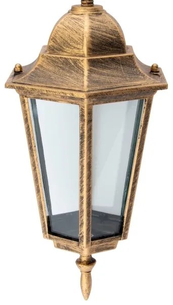 Vonkajší luster na reťazi 1xE27/60W/230V zlatá IP44