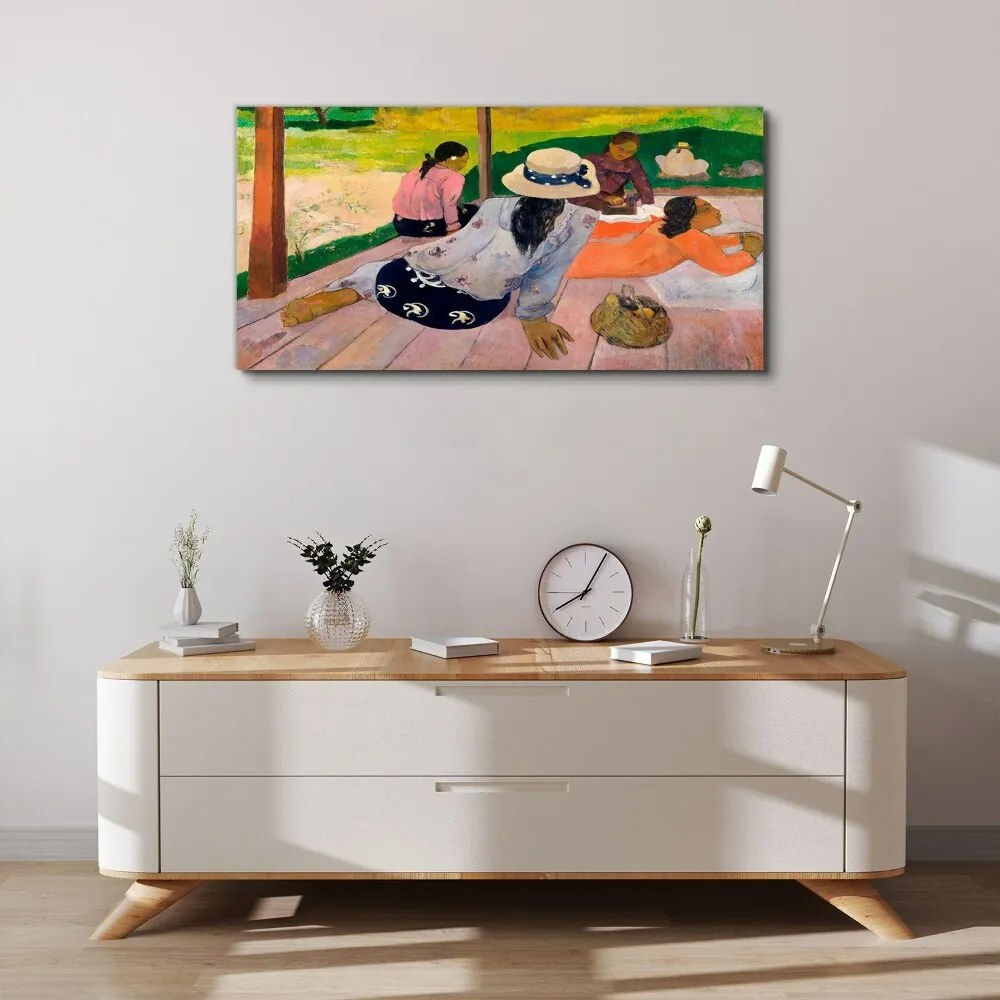 Obraz Canvas Siesta tahiti Paul Gauguin