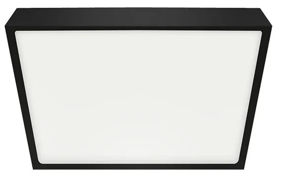 Emithor Stropné LED svietidlo LENYS III. 27023, 9 x 9 cm, 6W, IP20/IP44, čierna
