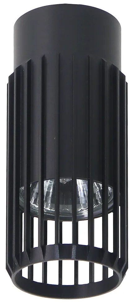 Stropné svietidlo Vertical, 1x čierne kovové tienidlo