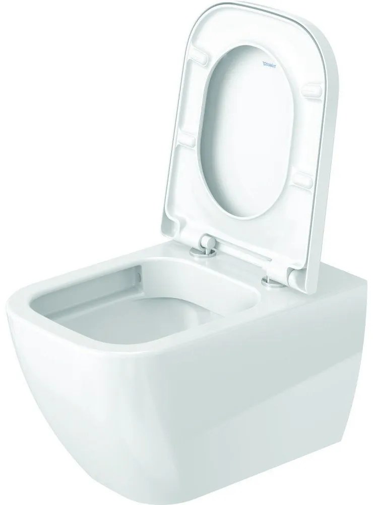 DURAVIT Happy D.2 WC sedátko bez sklápacej automatiky, odnímateľné, tvrdé z Duroplastu, biela, 0064510000