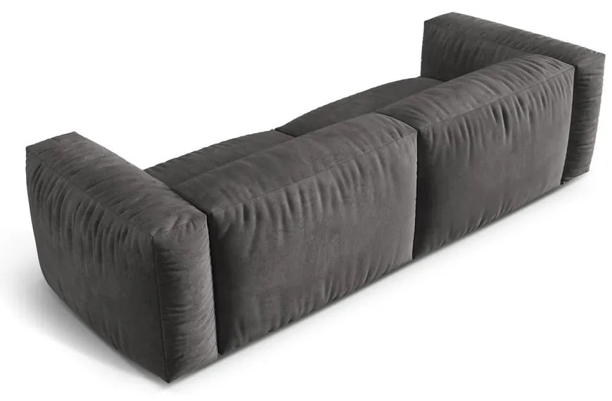 Sivá zamatová pohovka 240 cm Martina – Micadoni