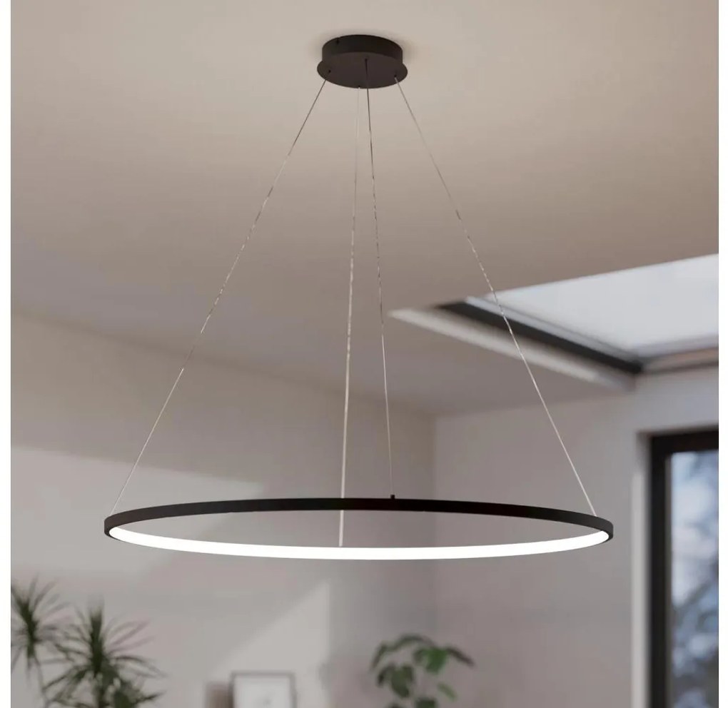 Eglo 901637 - LED Stmievateľný luster na lanku PARRUTA LED/40W/230V čierna + DO