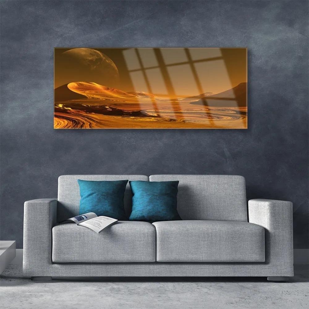 Obraz plexi Púšť vesmír príroda 125x50 cm