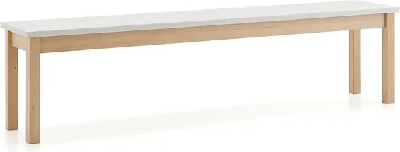 Lavica ZET, 1800x360 mm, biela