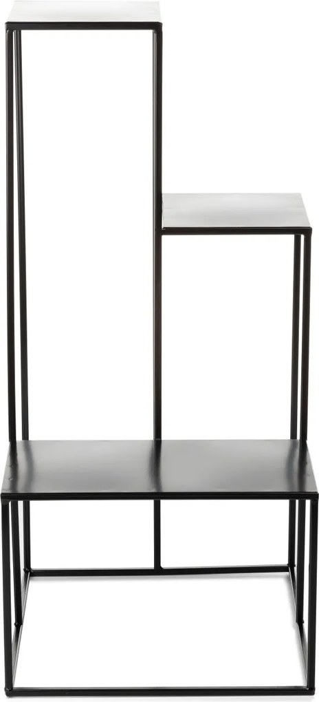 STOJAN NA KVETINÁČ KASKADA1 85X40X40 CM ČIERNA