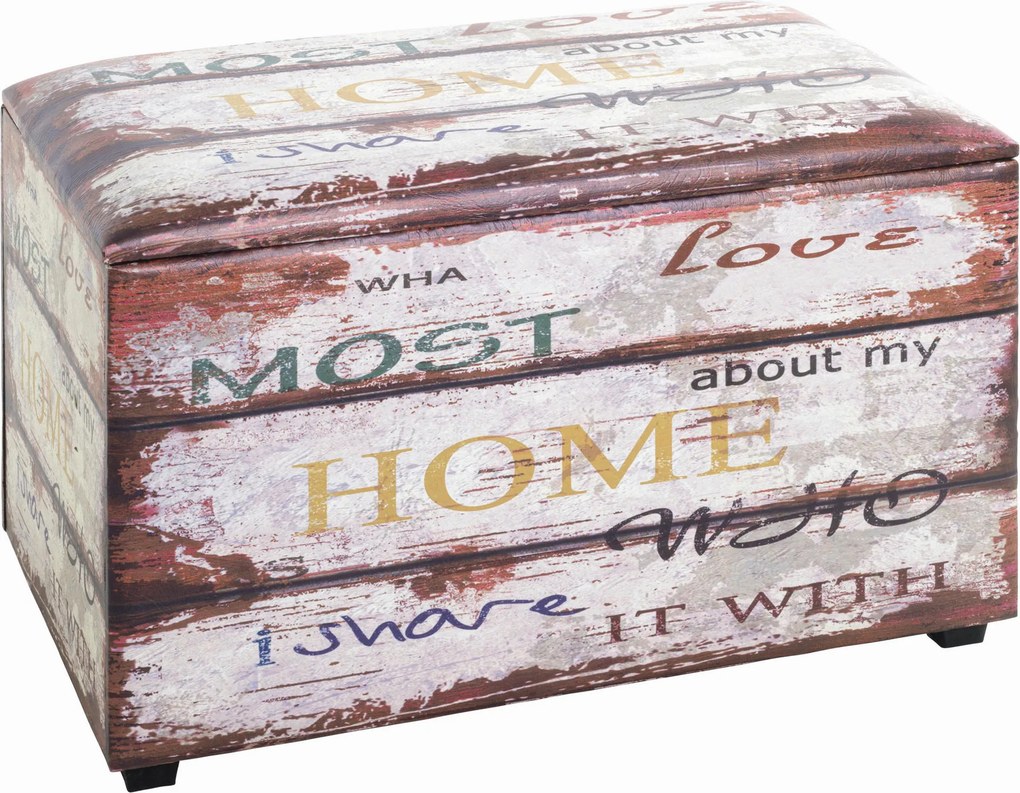XXXLutz LAVICA S ÚLOŽNÝM PRIESTOROM, plast, kompozitné drevo, 65/42/40 cm Landscape - Kreslá - 001931016703