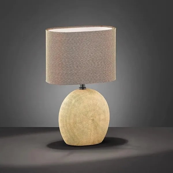 Wofi 845601236000 - Stolná lampa CARMEN 1xE14/40W/230V béžová