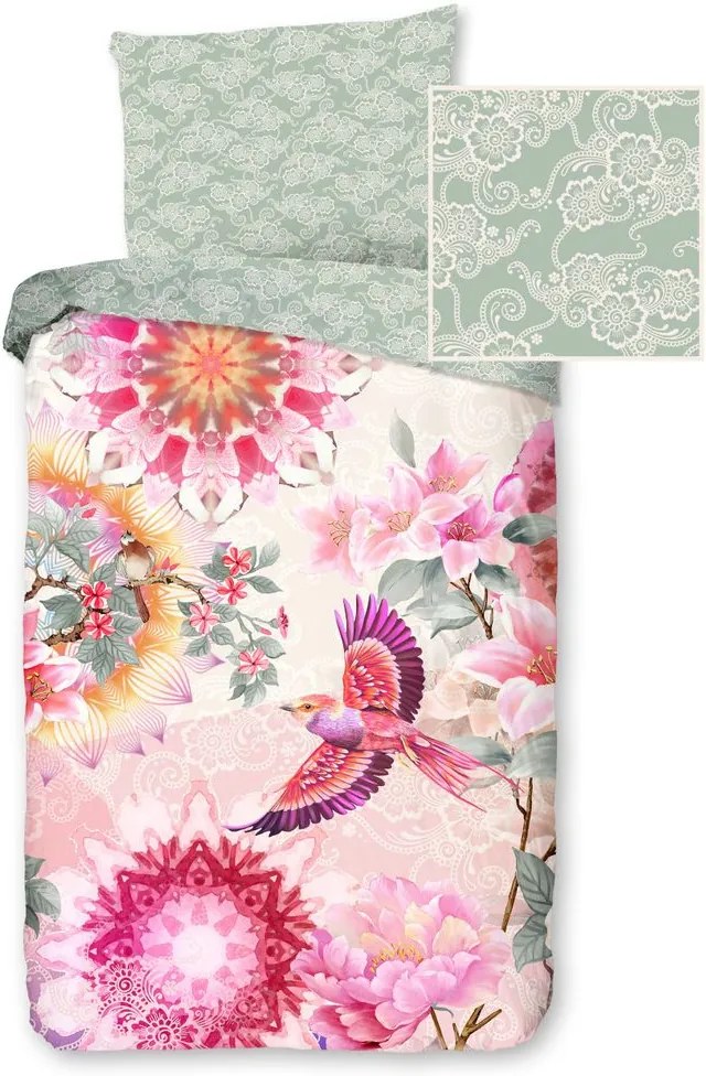 HIP Designová  obliečka HIP bavlnený satén 6793 EDEN 140x200/70x90 cm