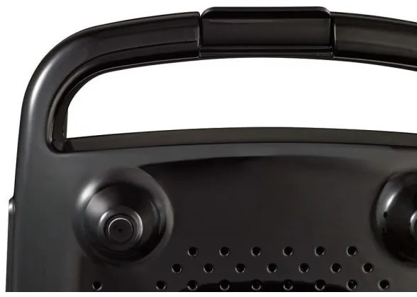 Tefal - Hriankovač CROC TIME 700W/230V čierna/chróm