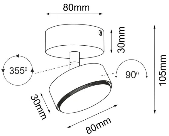 Brosline 2291 - Bodové svietidlo DROP 1xGX53/9W/230V biela