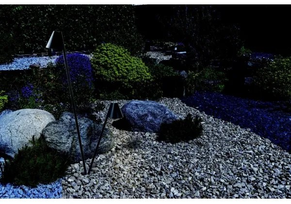 Zambelis E281 - Vonkajšia lampa 1xGU10/20W/230V IP65 antracit