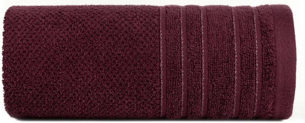 FROTÉ UTERÁK GLORY3 SADA 6KS 30X50 CM BORDOVÁ