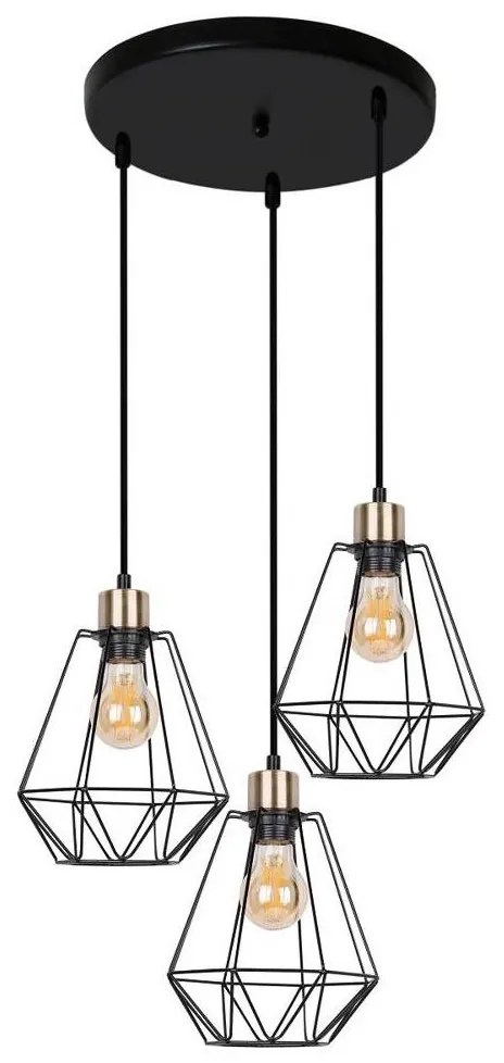 Luster na lanku PRIMO 3xE27/60W/230V