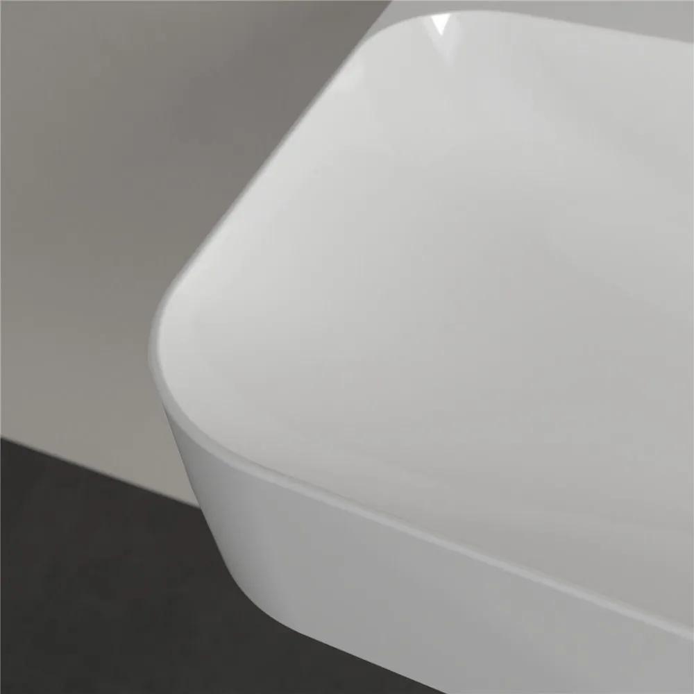 VILLEROY &amp; BOCH Finion závesné umývadlo s otvorom, bez prepadu, 800 x 470 mm, biela alpská, s povrchom CeramicPlus, 416881R1