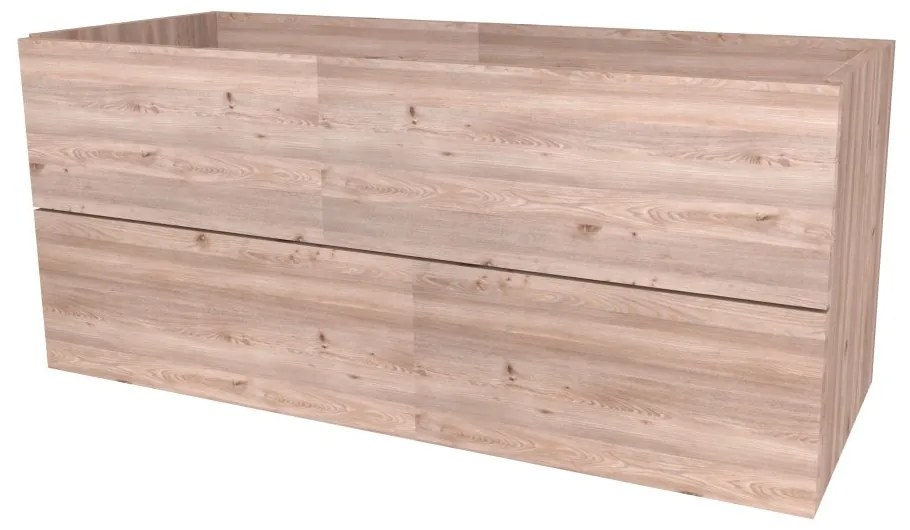 Mereo, Mereo Aira, kúpeľňová skrinka 121 cm, Multidecor, Dub Nelson, MER-CN793SDNLS