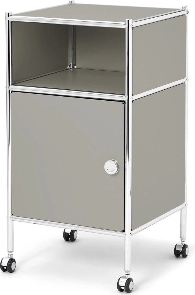 Kovová skrinka na kolieskach »CN3 Kids«, svetlosivá