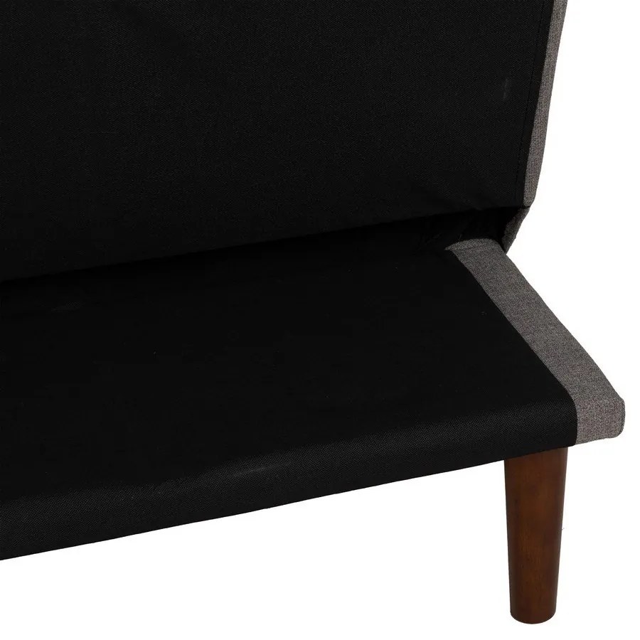 Sivá ženilková rozkladacia pohovka 181 cm – Ixia