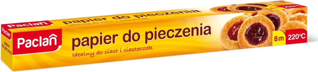 Hnedý papier na pečenie PACLAN 8m x 38cm silikónový, ľahko použiteľný