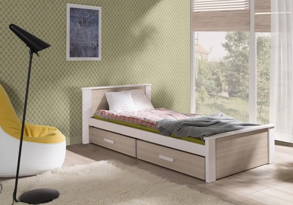 Detská posteľ ALDO | 80 x 180 cm Prevedenie: Borovica prírodná