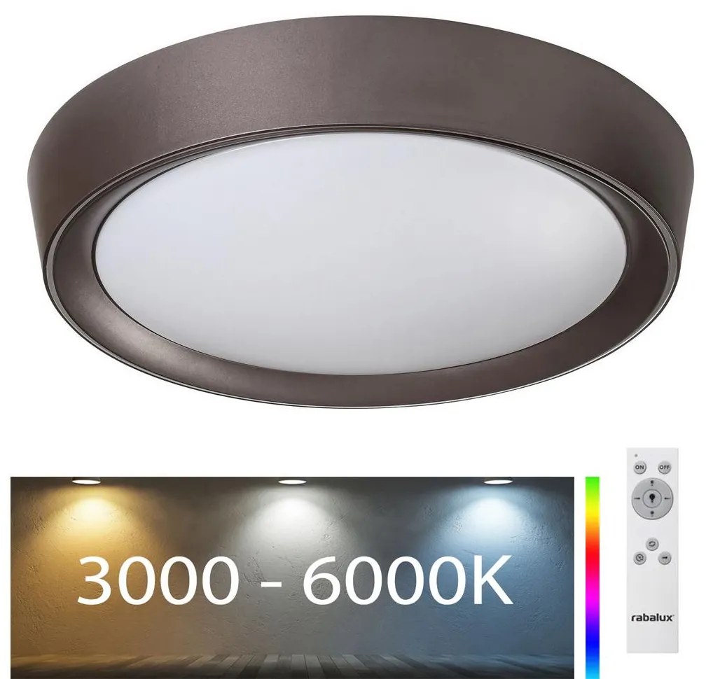 Rabalux Rabalux - LED RGB Stmievateľné stropné svietidlo LED/24W/230V + DO 3000-6000K RL2987