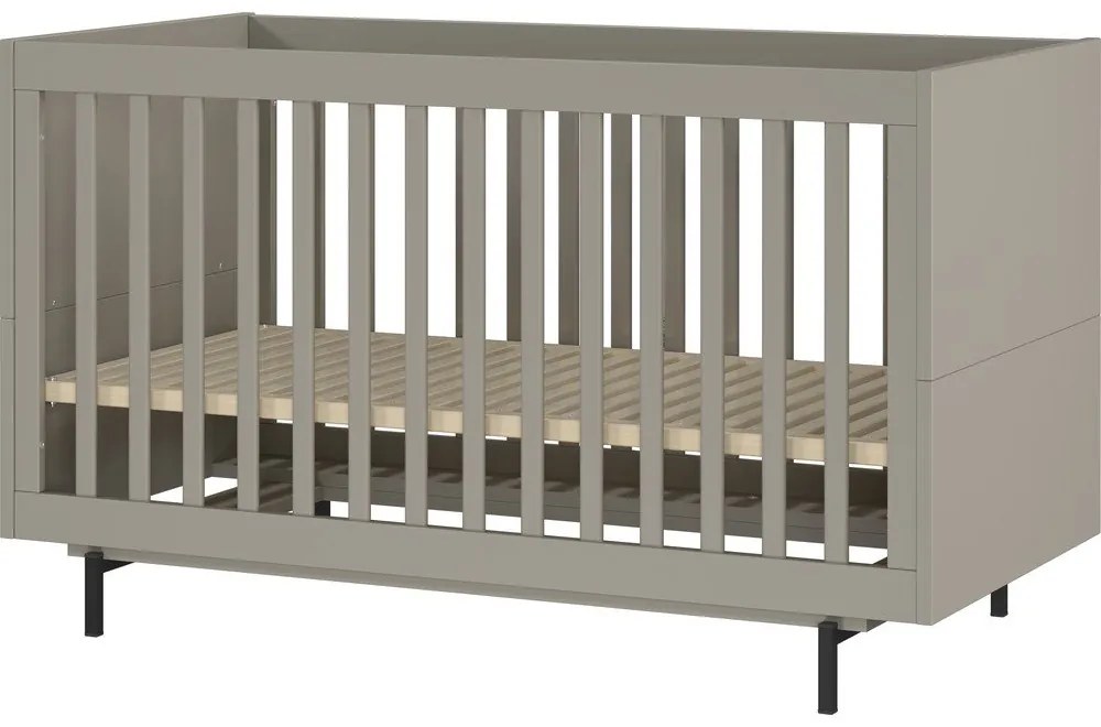 Sivá detská posteľ s roštom 70x140 cm Tomino – Germania