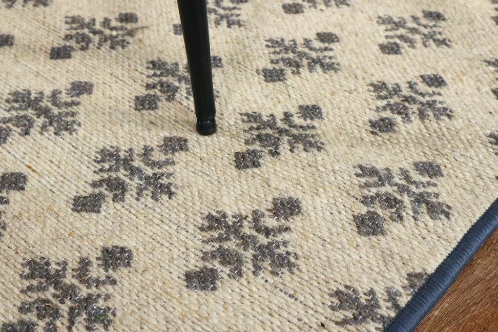 Mujkoberec Original, Ručne tkaný voňavý kusový koberec Vetiver 04, 120x170, béžová, exteriér