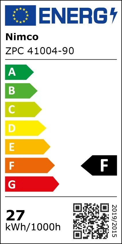 Nimco Čierne LED zrkadlo 1000x600 - ZPC 41004-90