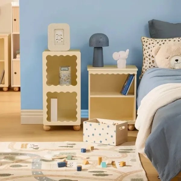 Atmosphera - Detská stolná lampa STARRY MUSHROOM 1xE14/25W/230V modrá