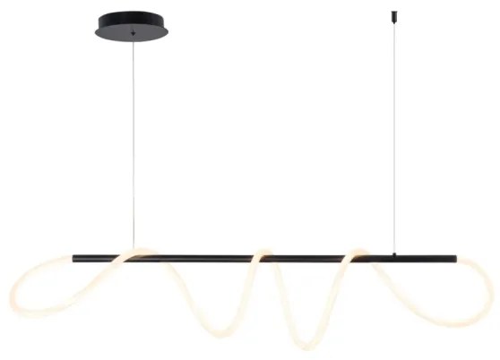 Zuma Line 20006PM-BK - LED Luster na lanku BALBO LED/45W/230V 3000/4000/6000K