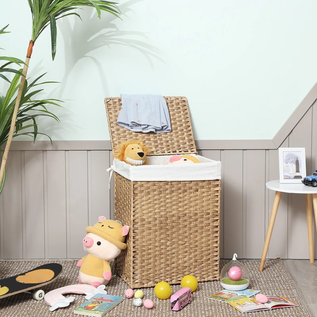 Kôš na bielizeň na kolieskach Delilah 60x46x33 cm