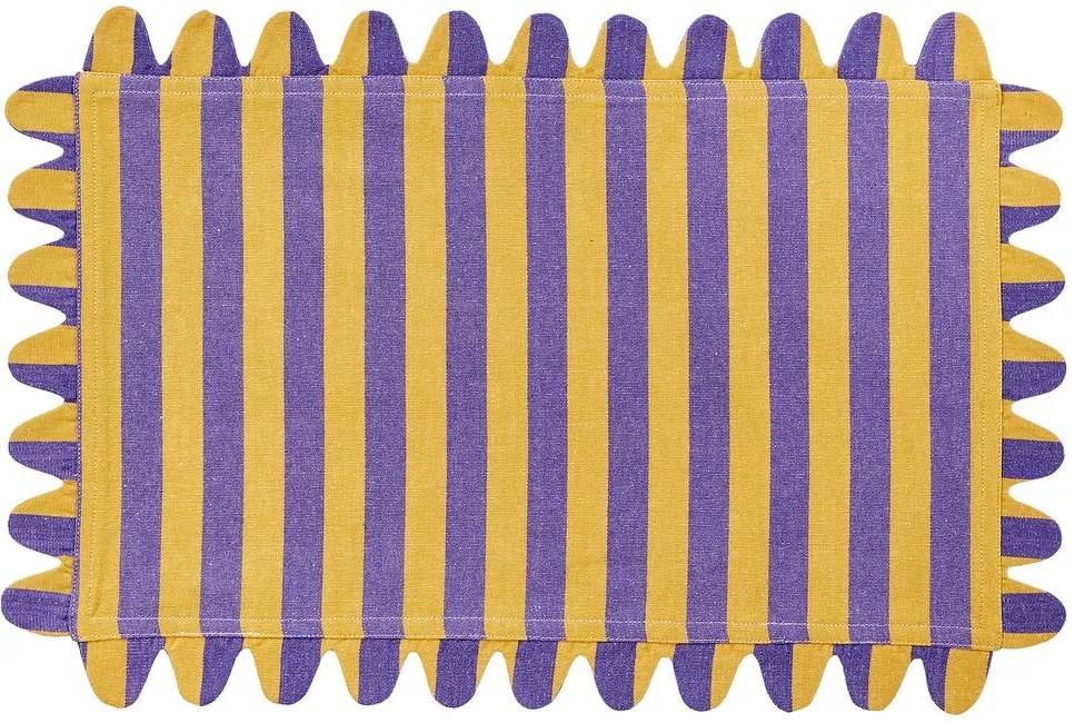VEGAS STRIP Prestieranie 49 x 33 cm - fialová/žltá