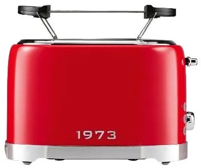 Silvercrest®  Hriankovač Retro 1973, červený + Chlebník Retro 1973, červený  (800010789)