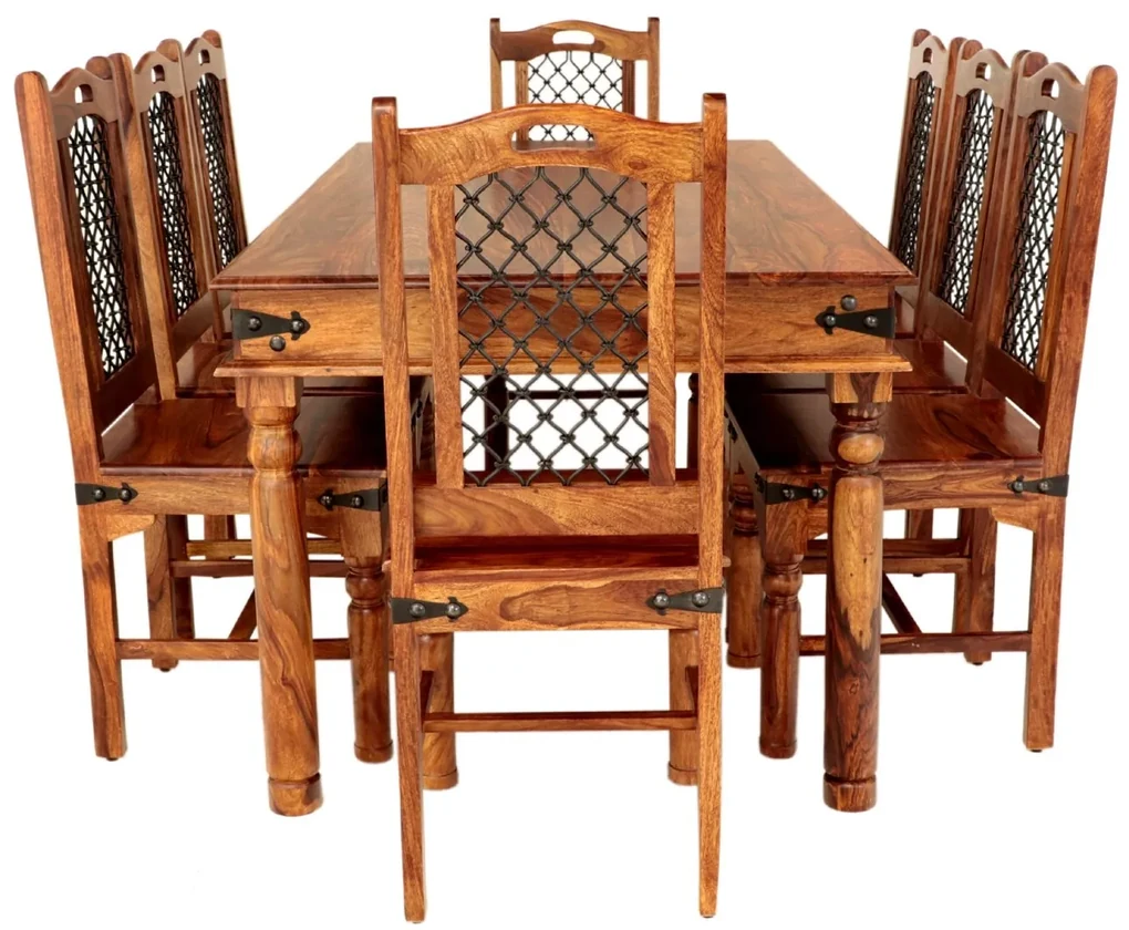 furniture-nabytek.cz - Jedálenský set pre 8 osôb Jali z indického masívu palisander