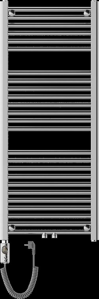 Mexen Mars, elektrické vykurovacie teleso 1200x500 mm + vykurovacia tyč 600 W, chrómová, W110-1200-500-2600-01