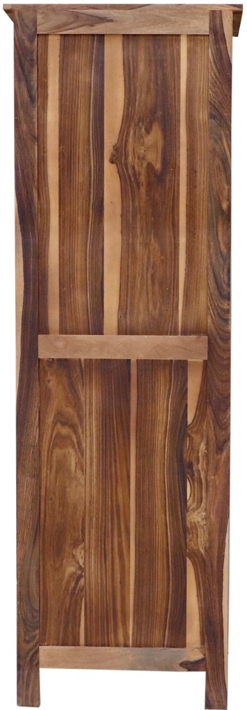 furniture-nabytek.cz - Vysoká vitrína z masivu palisandr 60x180x45