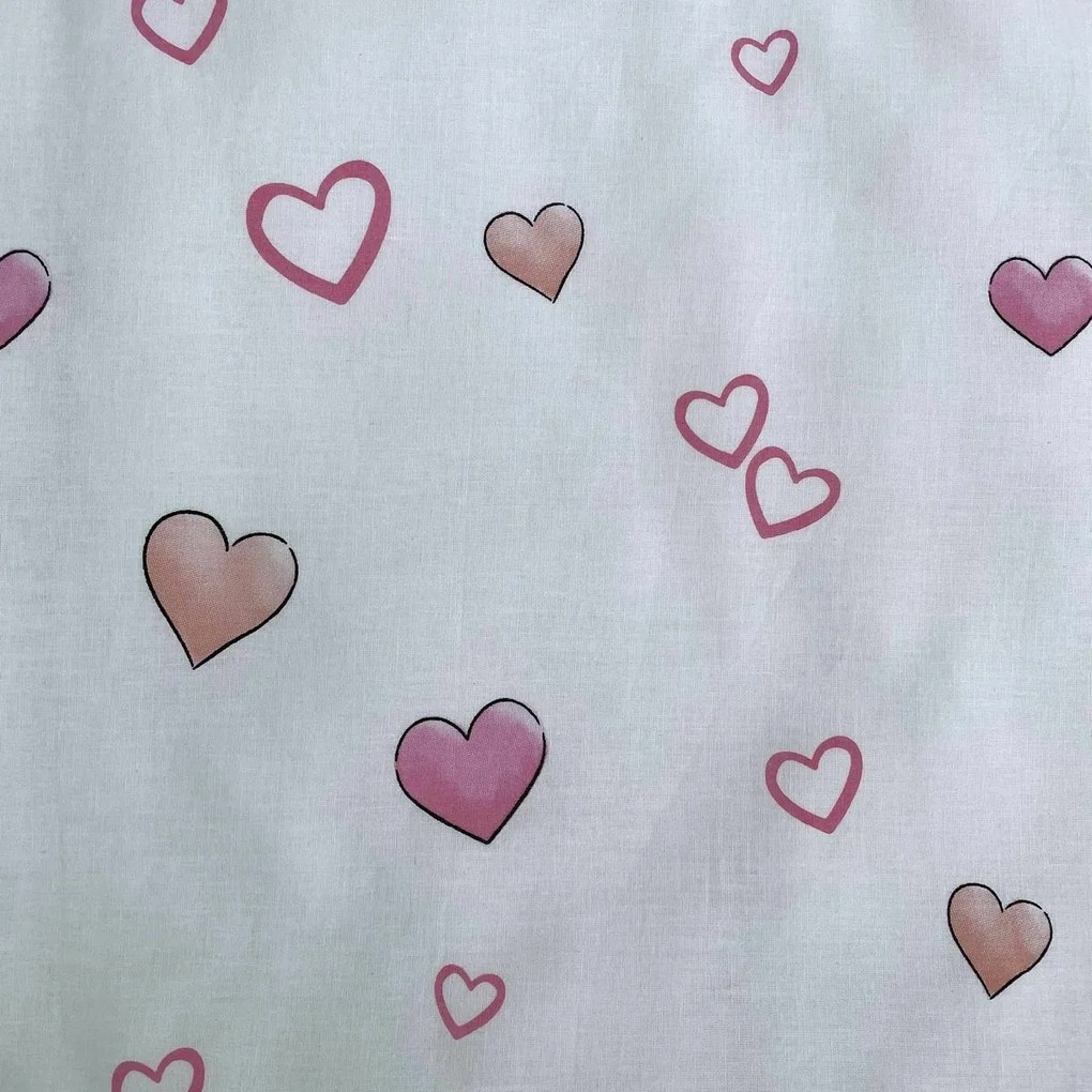 Jerry Fabrics Detské bavlnené obliečky do postieľky Minnie Powder pink, 100 x 135 cm, 40 x 60 cm