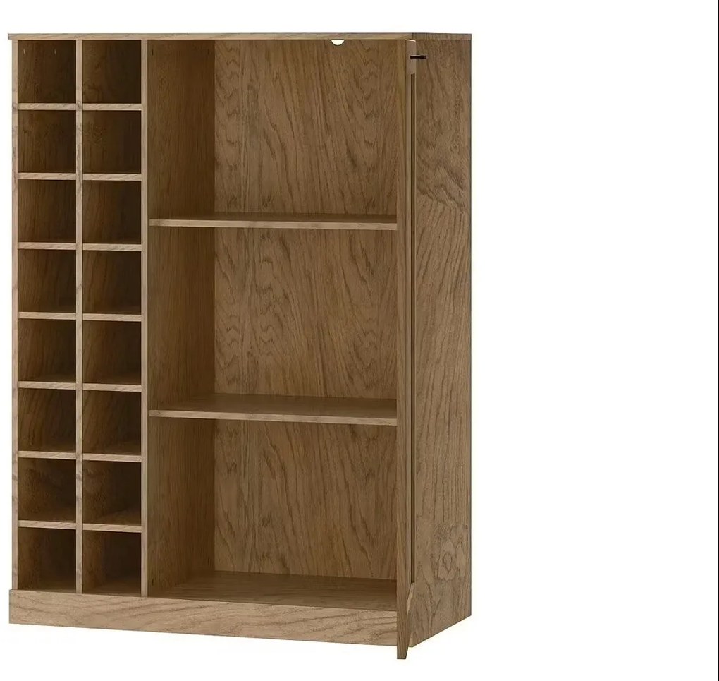 Komoda s barem Cozy z masivu 15 100 cm dub Rustikal