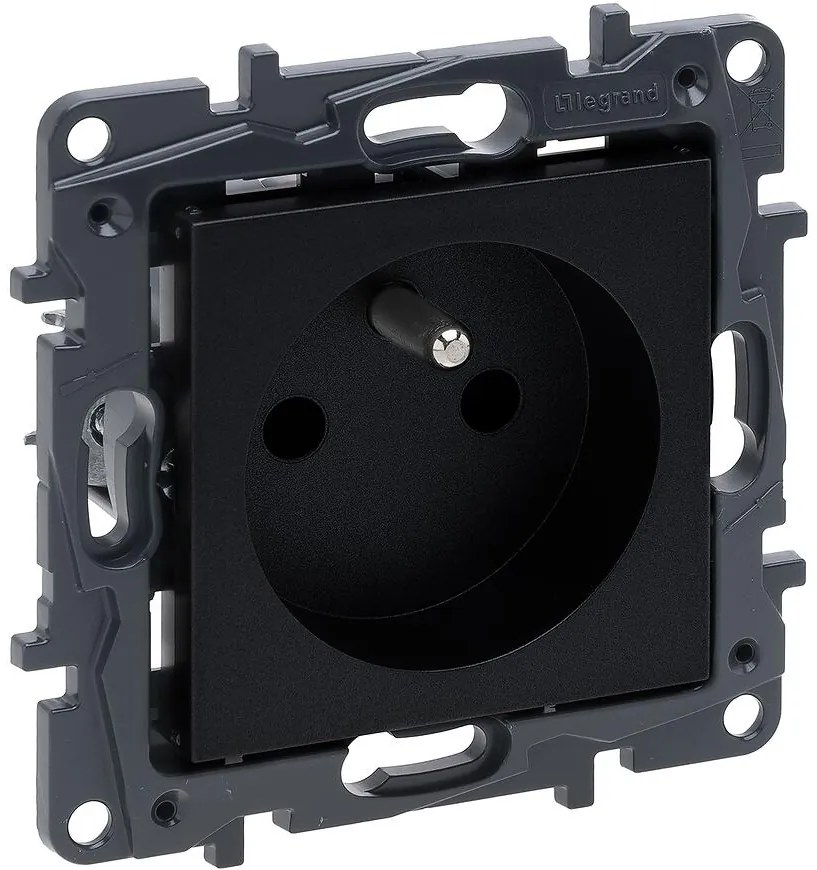 Zásuvka jednoduchá 863530 čierna