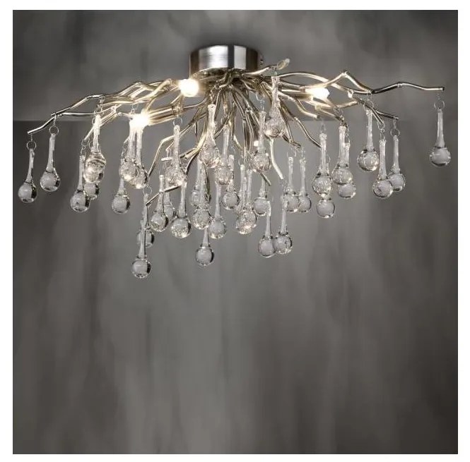 Paul Neuhaus 8090-55 - Prisadený luster ICICLE 4xG9/40W/230V 30x60 cm chróm