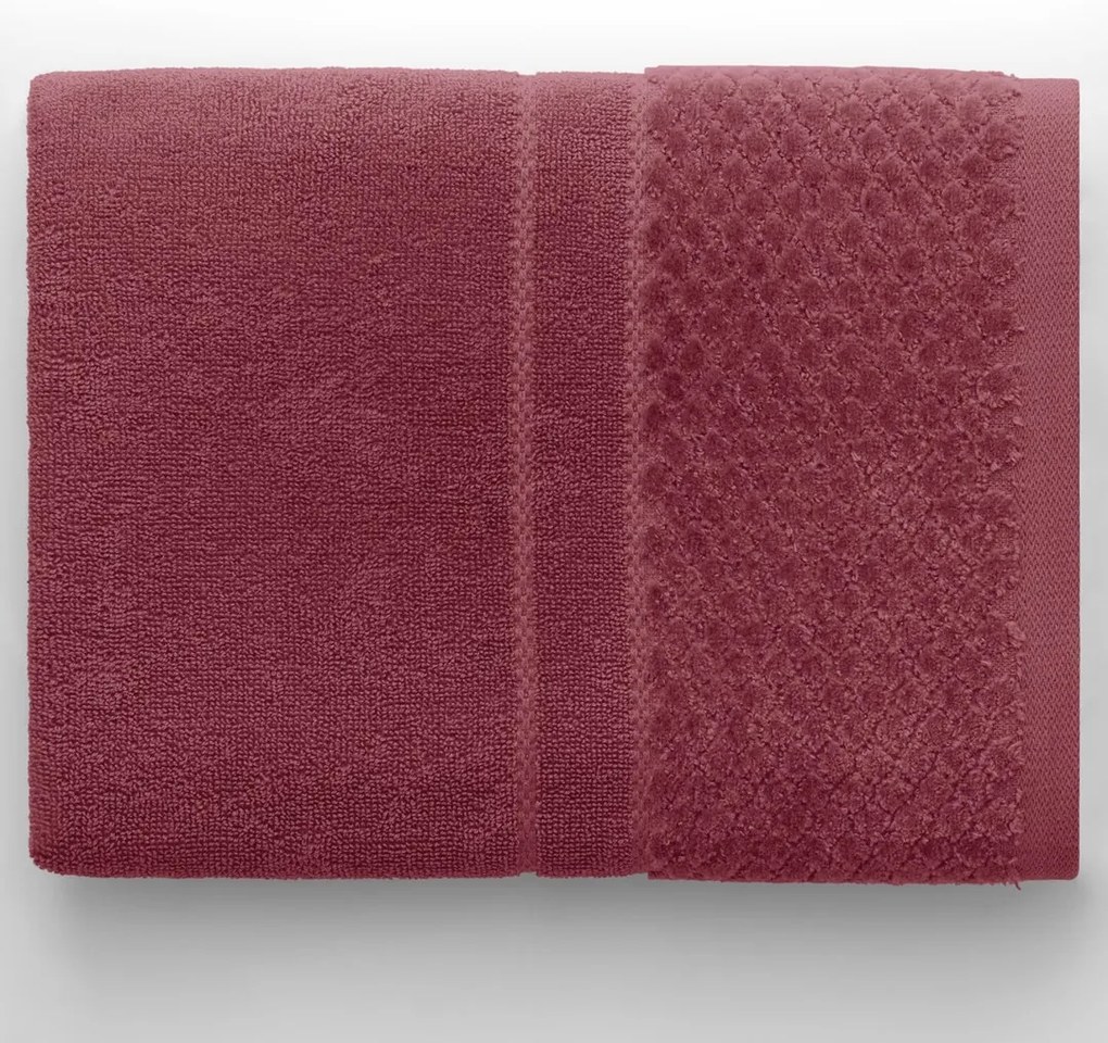 Ručník RUBRUM klasický styl 30x50 cm růžový