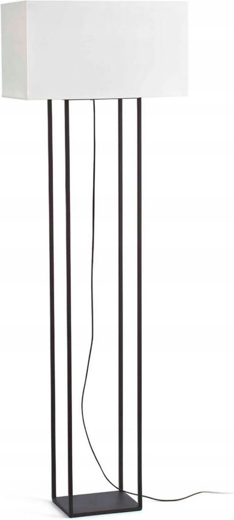 Faro Vesper hnedá stojaca lampa, minimalistický dizajn, E27, 350cm kábel