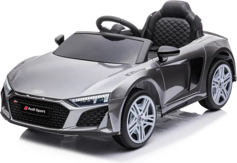 LEAN CARS Elektrické autíčko Audi R8 Lift A300 strieborné