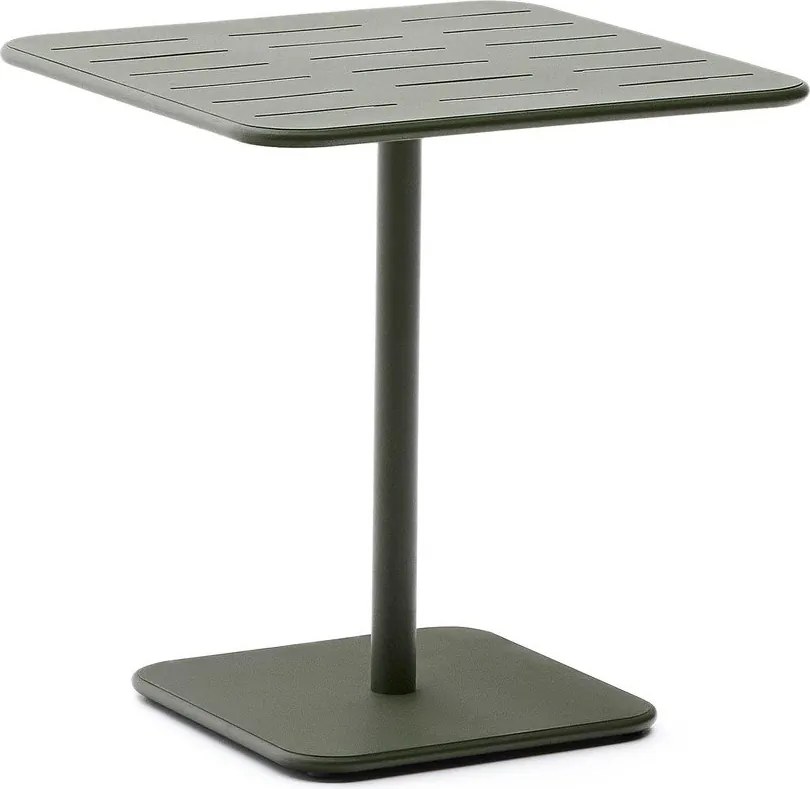 Oceľový záhradný jedálenský stôl 70x70 cm Brai – Kave Home