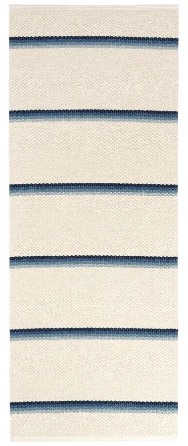 Modro-krémový vnútorný a vonkajší behúň 70x180 cm Olle Blue Vanilla – Pappelina